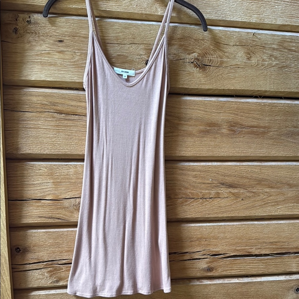 Joah Brown Ribbed dress
